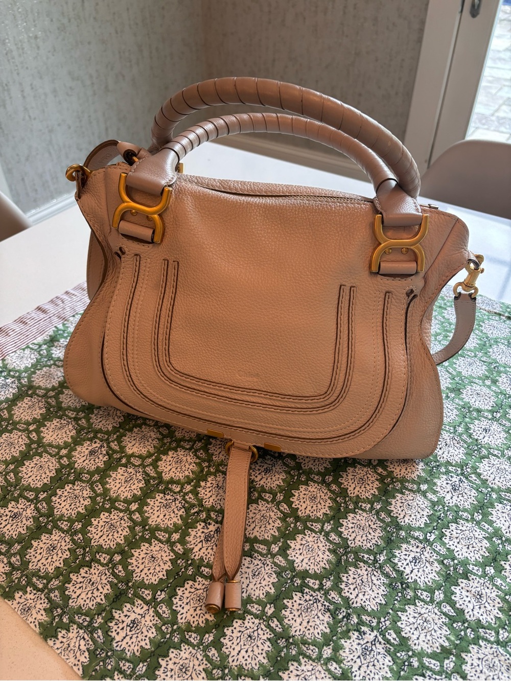Chloe Marcie  crossbody Leather Handbag